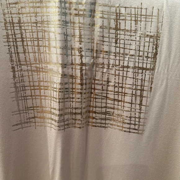 Boat Neck  Motif off white Top By Laura - Picture 2 of 4